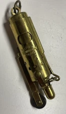 Vintage Harley-Davidson WWI Trench Lighter - Solid Brass - 1989 - Bar and Shield