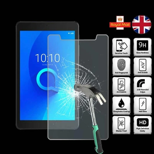 For Alcatel 3T 8 - Tablet Tempered Glass Screen Protector Cover