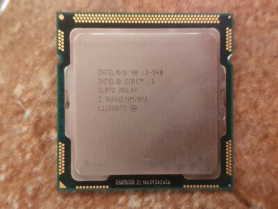 Intel Core i3-540 2 x 3.06 GHz, Sockel 1156 *SLBTD* Dual-Core Prozessor
