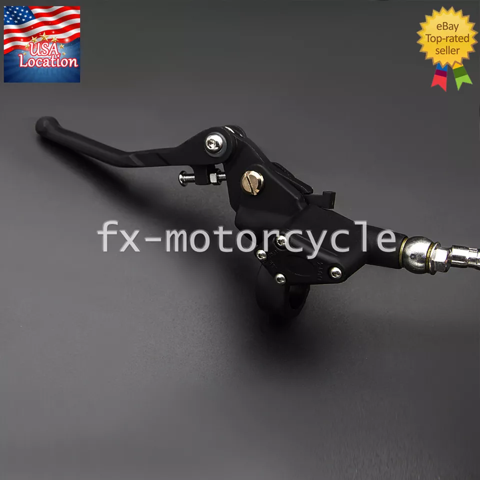 Kit de manguera de tejido de cilindro maestro de palanca de embrague hidráulico 1200 mm manillar 7/8" Foto 4 de 4