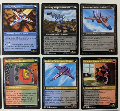 Transformers MTG Complete Set 17 Card Magic the Gathering BOT Universes  Beyond | eBay