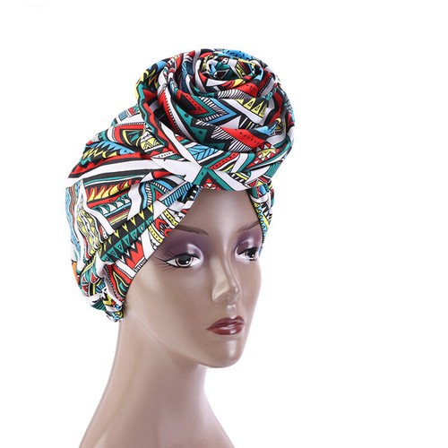 Große Blume Turban afrikanische Haube muslimische Frauen Hijab Mütze Kappe Mützen Haarausfall - Bild 6 von 28