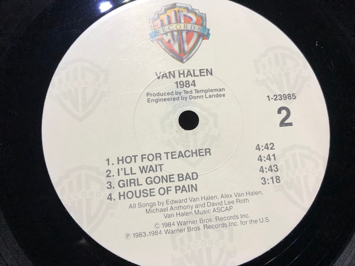 米LP Van Halen 1984 R123985 Warner Records, Warner Records /00260 VAN HALEN 