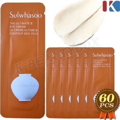 Sulwhasoo The Ultimate S Eye Cream x 60pcs Eye Treatment Anti-Aging Cream Neu...