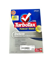 Intuit TurboTax Deluxe 2008 Federal + State for Windows & MAC