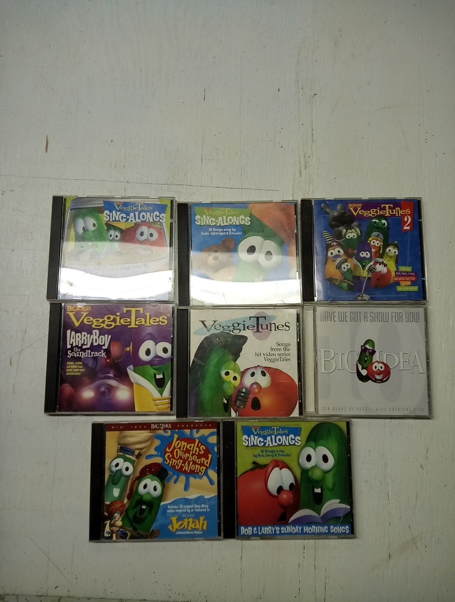 Veggie Tales 8 CDs Sing-Along's with Bob & Larry Plus Veggie Tales 8 CDs Sing-Along's with Bob & Larry Plus