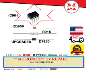 REPAIR KIT VIZIO E550I-B2 E550I-B2E POWER SUPPLY DPS-167DP 056.04167.0001 DEAD - Foto 3