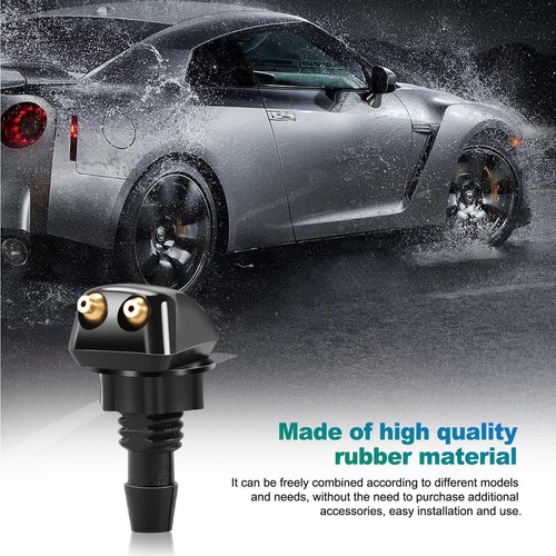 Universal Car Windshield Wiper Washer Squirter Nozzle Spray Jet Kit Fluid Hose T - Picture 4 of 9