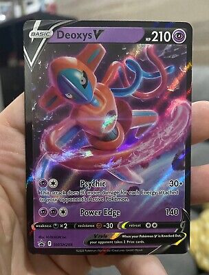 Pokémon TCG Deoxys V SWSH Black Star Promos SWSH266 Holo Promo