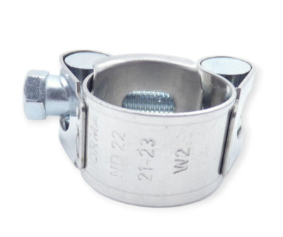17 Stück Norma Gelenkbolzenschelle V2A 1.4016, 21-23mm W2