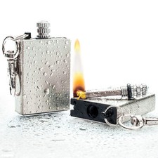 Permanent Match Fire Starter Survival Emergency Flint Metal Lighter Hiking New