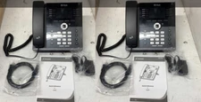 LOT OF 2 Htek UC924E VOIP 3.5" Color 480 x 320 pixel TFT-LCD Color IP Phone