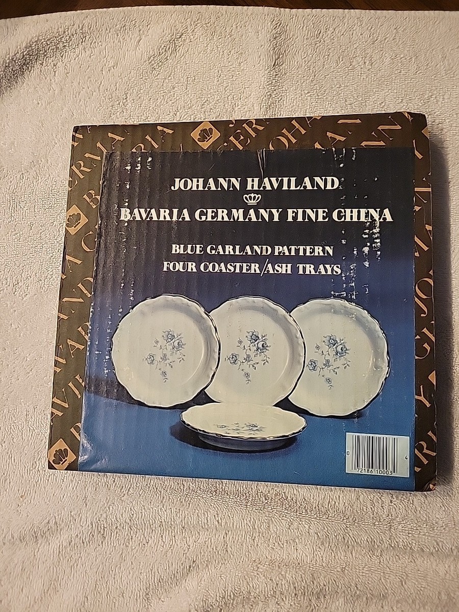 Johann Haviland Bavaria Germany Fine China Blue Garland pattern