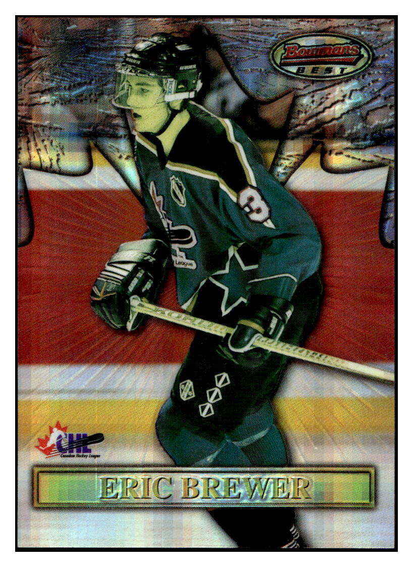 1997 Bowman CHL #BB8 Eric Brewer Bowman's Best Refractor