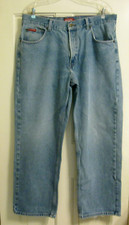 CHAPS DENIM Mens Jeans Med-Light Wash Denim Straight Leg 100% Cotton 36x30 Egypt