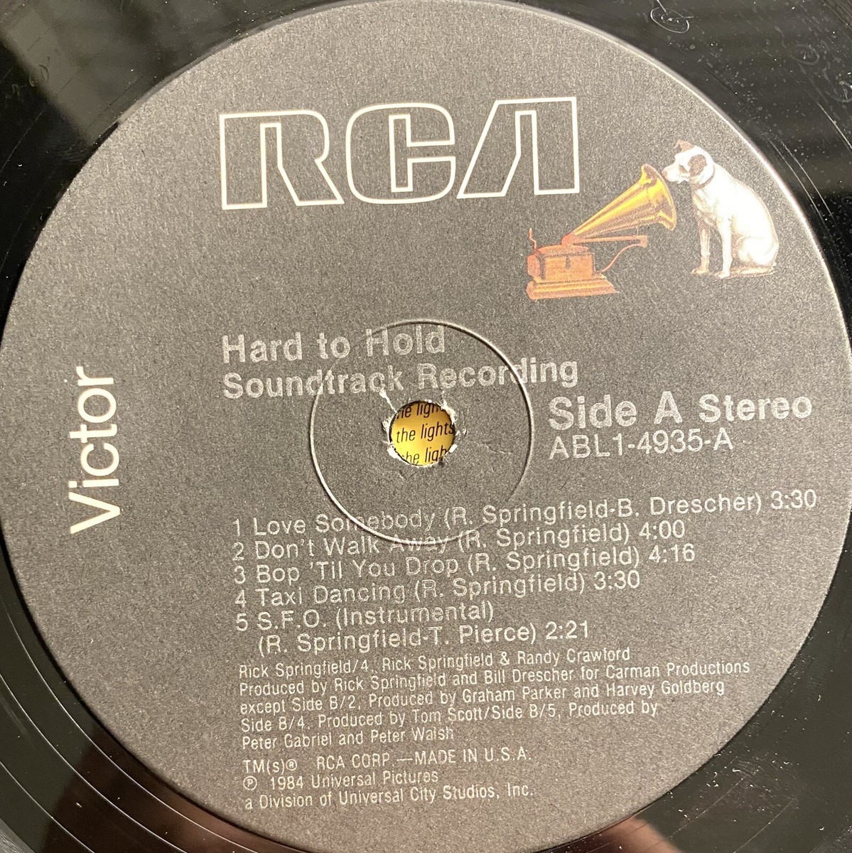 Rick Springfield Hard to Hold サウンドトラック Hard Tol Hold (1984) CD Special Edition CD Soundtrack