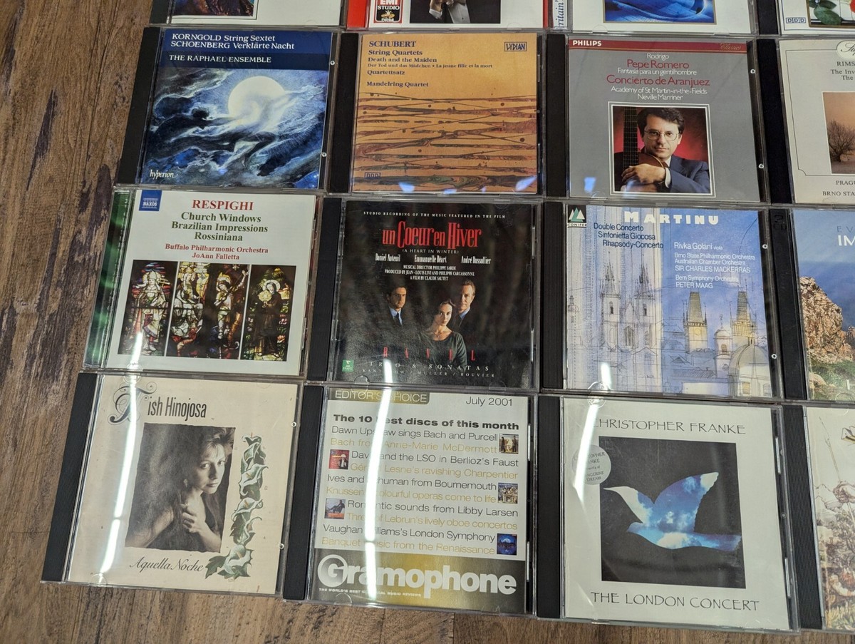 20 Classical Music CDs Lot Martinu Chopin Schubert Strauss
