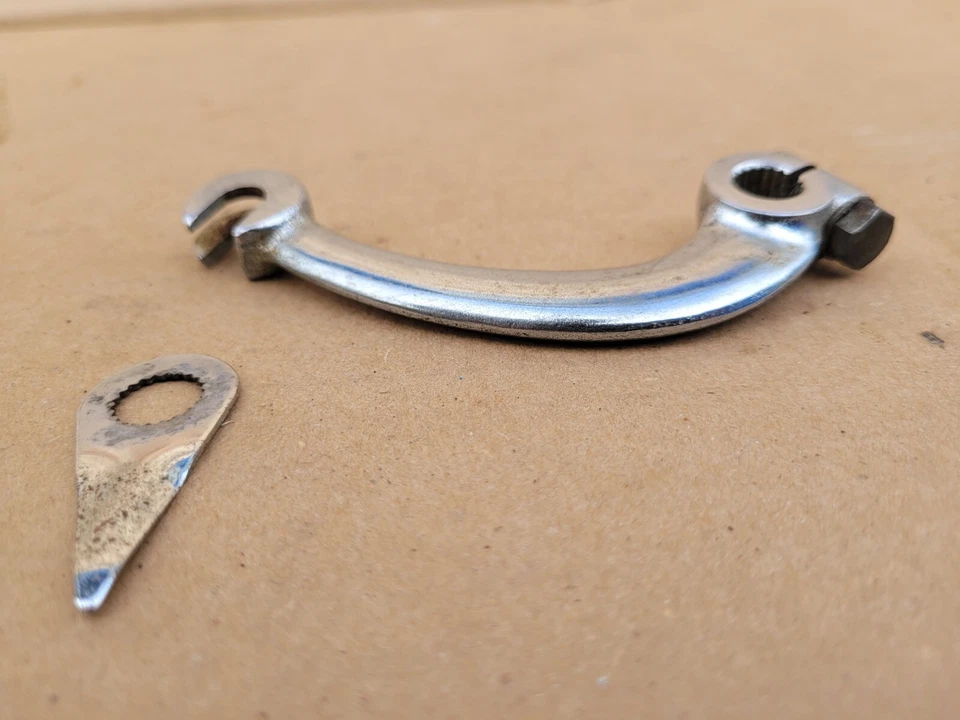 1974 1975 1976 Kawasaki KX125 KX 125 Front Brake Plate Actuator Lever - Imagem 2 de 4