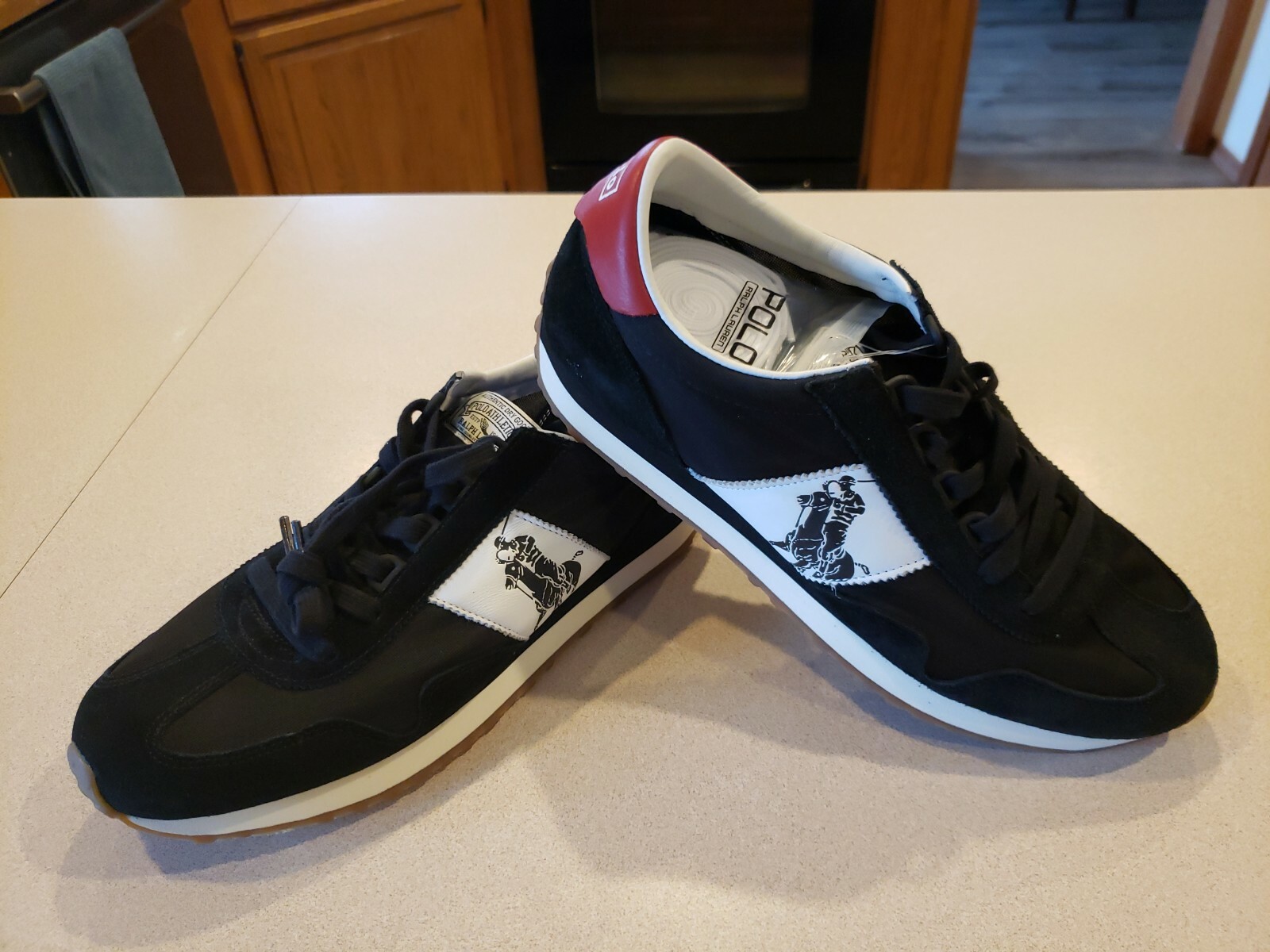Polo Ralph Lauren Train 90 Black Suede 