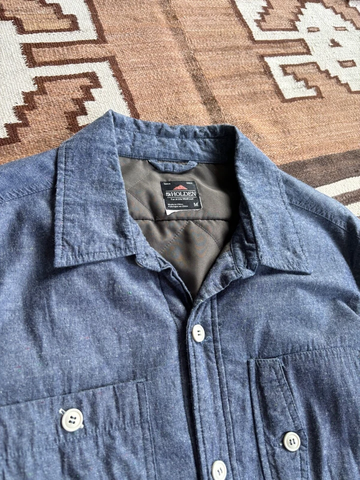 Sobrecamisa Holden Para Hombre Algodón Reciclado Poliéster Forro Talla M Foto 2 de 4