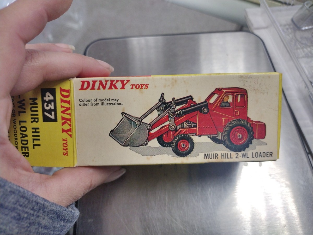 【希少/元箱付】Dinky Toys #437 ミュアヒル 2-WL ローダー Dinky Toys #437 Muir Hill 2-WL Loader Yellow Made In England