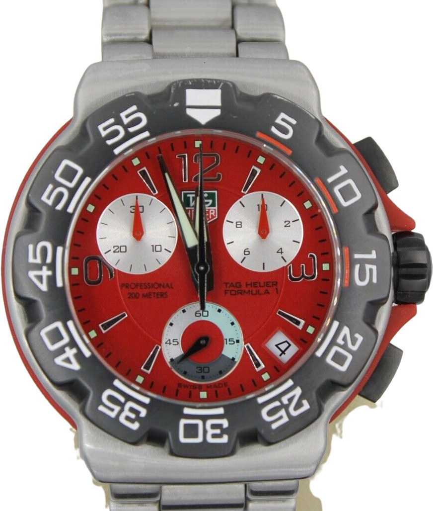 TAG Heuer Formula 1 Red Men's Watch - CAC1112.BA0850 for sale