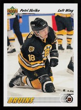 Petri Skriko 1991-92 Upper Deck #334 Boston Bruins Hockey Card
