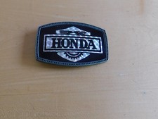 Vintage 70s Honda Belt Buckle - Colorful prism effect