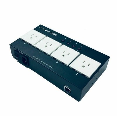 Aviosys IP9850 4 Port Web Pro Power Controller Switch w Auto-Ping Remote Reboot