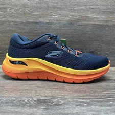 Skechers Shoes Men Size 7.5 Sport Comfort Navy Fit Arch Fit Casual Lace up