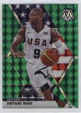 2019-20 Panini Mosaic USA Basketball Green Prizm Dwyane Wade #259 HOF 1lu5