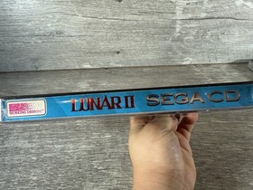 Lunar: Eternal Blue (Sega CD, 1995) Complete CIB W/REG CARD (Water Damage)