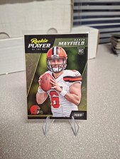 2018 Panini Player of the Day - BAKER MAYFIELD - Rookie Card RC #R5 BROWNS. rookie card picture