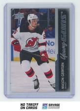 2021-22 Upper Deck Young Guns Mason Geertsen #470 New Jersey Devils