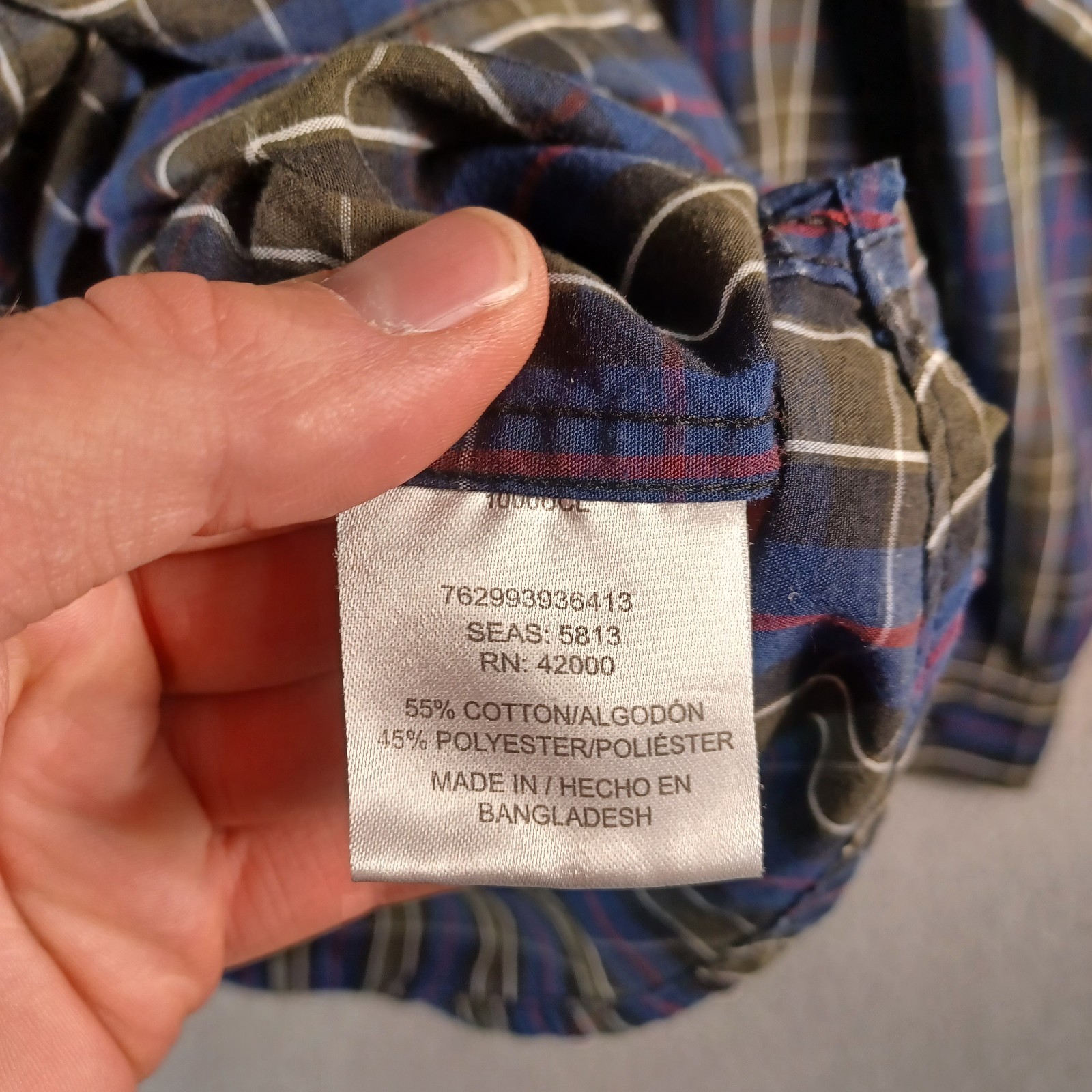 Basic Editions Mens Button-Down Plaid Multicolor … - image 5