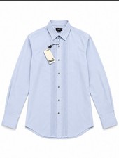 Dolce & Gabbana D&G Men’s Vintage Light Blue 100% Cotton Dress Shirt Size 16/41