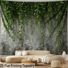 3D Moldy Wall Willow Branches Tapestry Large Wall Hanging Bedroom Backdrop Gifts