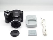 Canon PowerShot SX500 IS Black 16.0MP Compact Digital Camera w/Battery, Charger