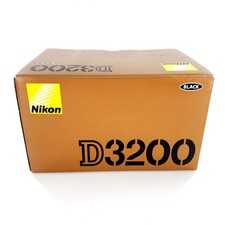 Nikon D D3200 24.2 MP Digital SLR Camera Black Body Only Brand New Never Used