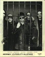 1999 Press Photo Five Members of the band Lo-Fidelity Allstars band - sap20421