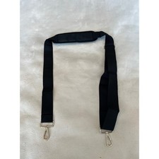 Universal Black Nylon Replacement Shoulder Strap Padded Adjustable Swivel Hooks