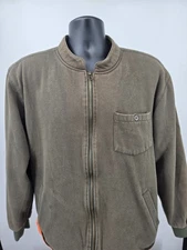 Rothco Jacket Large Green Military Bunda Flyers Intermediate Fleece Combat Men