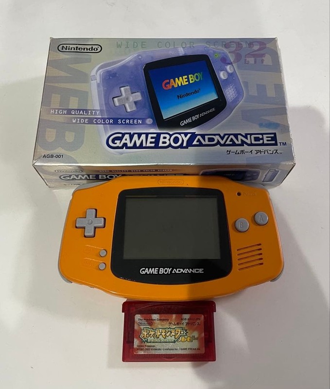 Nintendo Game Boy Advance Orange Pokémon Ruby Software