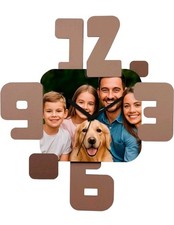 OROLOGIO DA PARETE A PENDOLO PERSONALIZZATA Grande Regalo Casa Moderna Design 3D