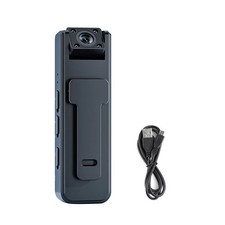 Mini Police Body Camera 1080P with Night Vision 500mAh Battery Rotatable Lens