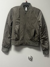 Lululemon Non-Stop Reversible Bomber Jacket Olive Green Size 4