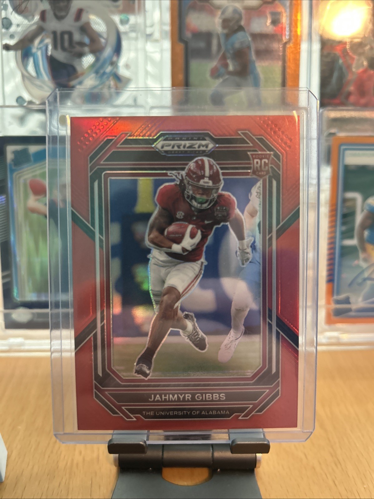 2023 Panini Prizm Draft Picks - Jahmyr Gibbs #116 Red Prizm /299 (RC)