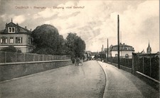 AK GRUSS AUS OESTRICH WINKEL RHEINGAU TAUNUS KREIS STRASSENANSICHT UM 1910