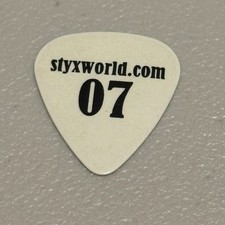 STYX TOMMY SHAW SIGNATURE GUITAR PICK 2007 CONCERT TOUR STAGE BAND PLECTRUM