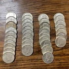 1964 Kennedy Uncirculated 90% Silver Ungraded Half Dollar Coin (37 Total)